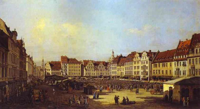 Bernardo Bellotto The Old Market Square in Dresden 4 Norge oil painting art